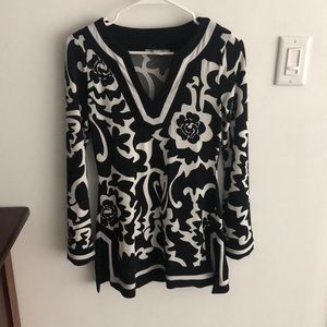 Black long tunic